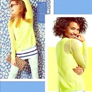 CAbi yellow sweater
